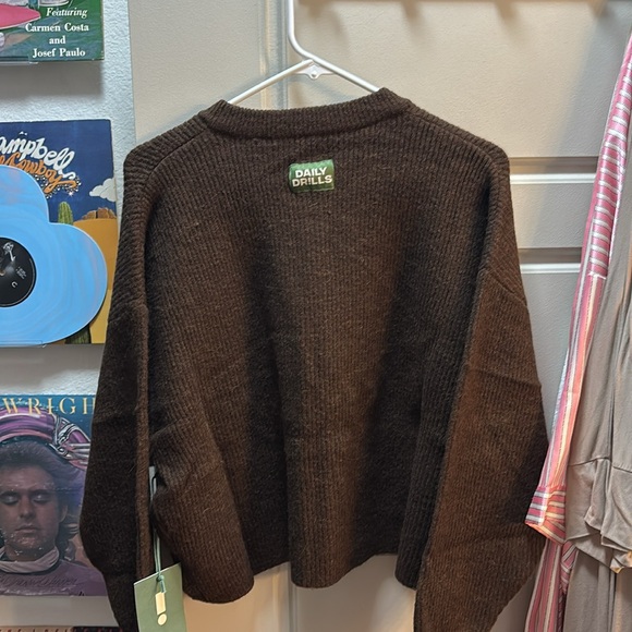 Daily Drills Single Button Sweater - Picture 12 of 13